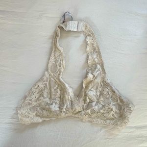 Free People Bralette - White - Size Small